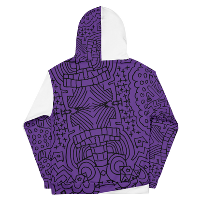 Deep Purple Pullover Hoodie