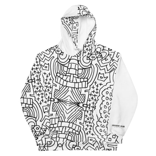 Doodle Night Pullover Hoodie