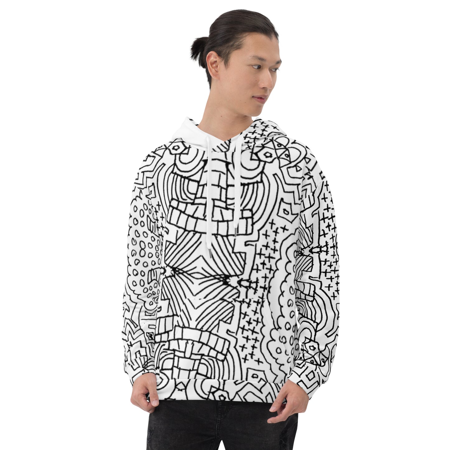 Doodle Night Pullover Hoodie