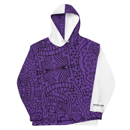 Deep Purple Pullover Hoodie