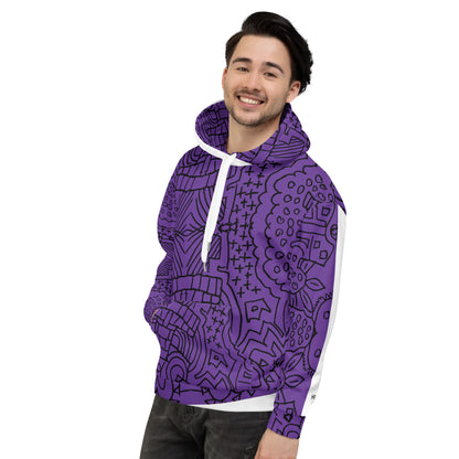 Deep Purple Pullover Hoodie