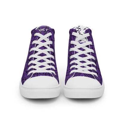 Deep Purple High Canvas Shoes